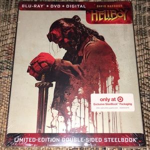 Hellboy reboot steelbook unopened target exclusive. Blu ray, dvd, and digital